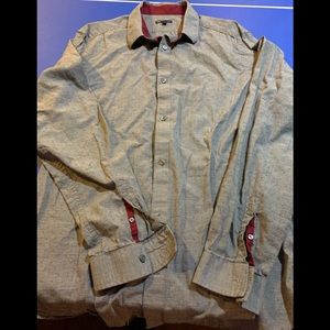 Gap gray button down